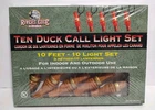 Rivers Edge Ten Duck Call Light Set 10FT Hunting Sealed New. Price: $32.00.