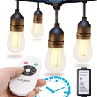 Addlon Solar String Lights Outdoor Waterproof 48FT E17 Base Bulbs Remote Control New. Price: $49.99.