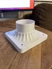 Lit-path Outdoor Post Light Mounting Base Pier White New. Price: $27.00.