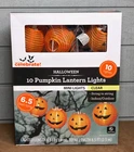 Way To Celebrate Halloween 10 Pumpkin Lantern Lights 6.5 Feet Indoor/outdoor Open. Price: $9.95.