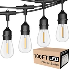 Waterproof Garden Party Patio Heavy Duty Led 100FT Outdoor Dimmable String Light New. Price: $95.49.