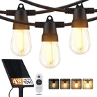 Ambience Pro Super Bright Solar - 48FT Remote Control Outdoor String Lights With New. Price: $76.54.