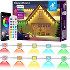 Tropwellhouse 100FT Rgb Smart Led Eave Lights For Outdoor Permanent New. Price: $49.48.