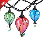 Multicolor Balloon Shape Tear Drop String Lights Shatterproof Backyard 10-COUNT New. Price: $27.43.
