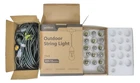 Addlon Outdoor Weatherproof String Light 48FT-15 Sockets C48N-15.1 New. Price: $39.99.