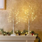 Peiduo Christmas Decorations Indoor, 2 Ft Birch Tree With Led Lights, Fairy New. Price: $45.99.