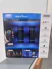 Atomi Smart Wifi Led Wall Sconce 2 Pk Brushed Aluminum Black New. Price: $189.99.