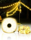 Camping Lantern With String, 5 Lighting Modes 33FT Outdoor Lights 2 1 New. Price: $27.92.