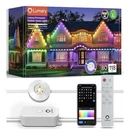 Lumary Permanent Outdoor Lights Pro 105FT With 80LED Rgbaicw Smart Eave Open. Price: $149.99.