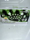 New -open Box Touch Of Eco Liteup 125 Count Outdoor Solar Led String Lights. Price: $12.75.