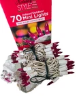 4 Boxes Holiday Style 70 Indoor/outdoor Mini Lights Pink Bulbs Wedding Party New. Price: $19.79.