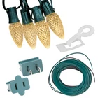Novelty Lights C9 Led Expert Christmas Decorator Kit, Warm White New. Price: $299.99.