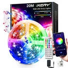 Ikery Led Strip Light, 20M, App And Remote Control, Music Sync, 16 Million Colo New. Price: $38.08.