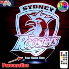 Sydney City Roosters League Personalised 3D Led Night Light Colour Changing Lamp Brand. Price: $28.99.