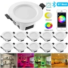 5W/9W Smart Bluetooth Rgb+ww+cw Recessed Led Down Lights Ceiling Lamp Dimmable New. Price: $149.99.
