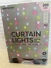 Indoor Curtain Light, Multi-color Led, 3 Flashing Modes, Remote Control, New. Price: $9.99.