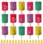 15PACK Chinese Japanese Hanging Paper Lanterns With Led Lights, Colorful Asian New. Price: $28.11.