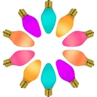 Novelty Lights Groovy Multicolor C7 Led Retroglo Christmas Replacement Bulbs New. Price: $25.77.