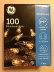 New Ge String Long 100 Miniature Clear Christmas Lights Outdoor Indoor. Price: $7.99.