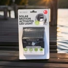 Bytech Solar Motion Sensor Led Light, Wall Mounted, Weather Resistant, Black New. Price: $20.00.