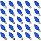 Goothy 25 Pack C7 Led Blue Christmas Replacement Light Bulbs, Shatterproof New. Price: $24.09.
