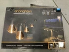 New Enbrighten Bistro Warm White Led Lights 48 Feet 24 Bulbs Indoor / Outdoor Open. Price: $49.95.