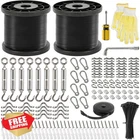 Guattine String Light Kit 400FT Wire Rope New. Price: $74.99.
