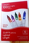 Holiday Home 100 Mini String Lights With White Wire Christmas Multicolor New. Price: $19.85.