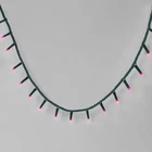 Led 100CT Hybrid Mini String Lights Hot Pink W/ Green Wire Christmas Wondershop New. Price: $7.19.