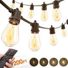 Led Outdoor String Lights 200FT Remote Dimmable Timer Waterproof Addlon Patio New. Price: $154.99.