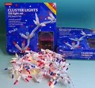Noma Cluster Lights Christmas 4TH Of July X2 Sets Red White Blue 150 9 Long Used. Price: $29.00.