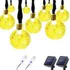 Lalapao 2 Pack Solar Powered Globe String Lights 30 Led (19.7FT) New. Price: $26.95.