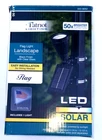 New Patriot Solar Lighting Flag, Landscape Led Light, Nib. Price: $8.75.