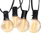 Outdoor String Lights, 97FT Patio With 49 G40 Shatterproof Led Bulbs New. Price: $62.74.