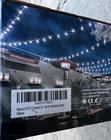Banord 51 Outdoor String Lights, Waterproof, 18 Led Shatterproof Bulbs, Black Open. Price: $22.00.