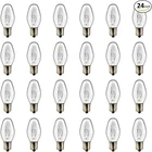 Linmifo 24 Pack C7 Night Light Bulbs, 15 Watt Dimmable, E12 New. Price: $10.00.