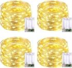 Jmexsuss 4 Pack 50 Led White Fairy Lights Battery Operated 16.1FT Christmas F... New. Price: $8.99.