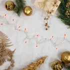 Northlight Set Of 100 Orange Mini Christmas 2.5" Spacing - White Wire New. Price: $17.49.