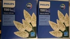 Lot Of 2X Boxes 70 Count Philips Warm White Led Faceted C6 String Light 17' New. Price: $39.99.