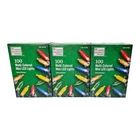 3X Home Accents 100 Multicolored Mini Led String Lights W/ Green Wire Christmas New. Price: $24.99.