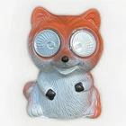 Solar Led Fox Light Up Home Garden Decor Ceramic 4 Inch New. Price: $8.99.