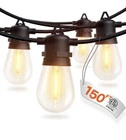 Addlon 150FT(3-PACK*50FT) Led Outdoor String Lights With Edison Shatterproof New. Price: $70.00.