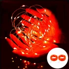 Valentines Day Decoration Red Fairy Lights Battery Operated, 7FT 20 Led String New. Price: $8.21.