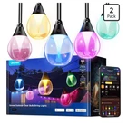 Govee Outdoor Clear Bulb String Lights, 96FT Rgbwic With 30 Dimma New. Price: $98.00.