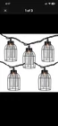 Dei Vintage Style Edison Cage String Lights, 6.5 Ft Black Wire - 2 Boxes New. Price: $26.00.