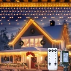 Brightown 132FT 1472 Led Outdoor Icicle Lights, 2-PACK, 8 Modes, Remote & Timer New. Price: $217.58.