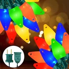 26.4FT - 50 Led Bulbs Multicolor C7 Christmas Lights Outdoor Big Col... New. Price: $32.32.