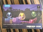 Govee Outdoor Clear Bulb String Lights 96FT Rgbwic - New Open Box. Price: $69.95.
