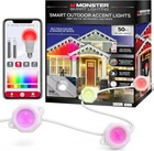 Smart 50FT Rgb Led Outdoor Lights - App & Voice Control, Weather Resistant New. Price: $133.99.