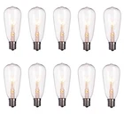 Goothy 10 Edison Replacement Light Bulbs For Outdoor Pack, Clear New. Price: $23.23.